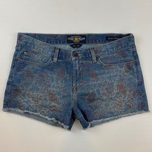 Lucky Brand Denim Riley Short (Paisley Print)